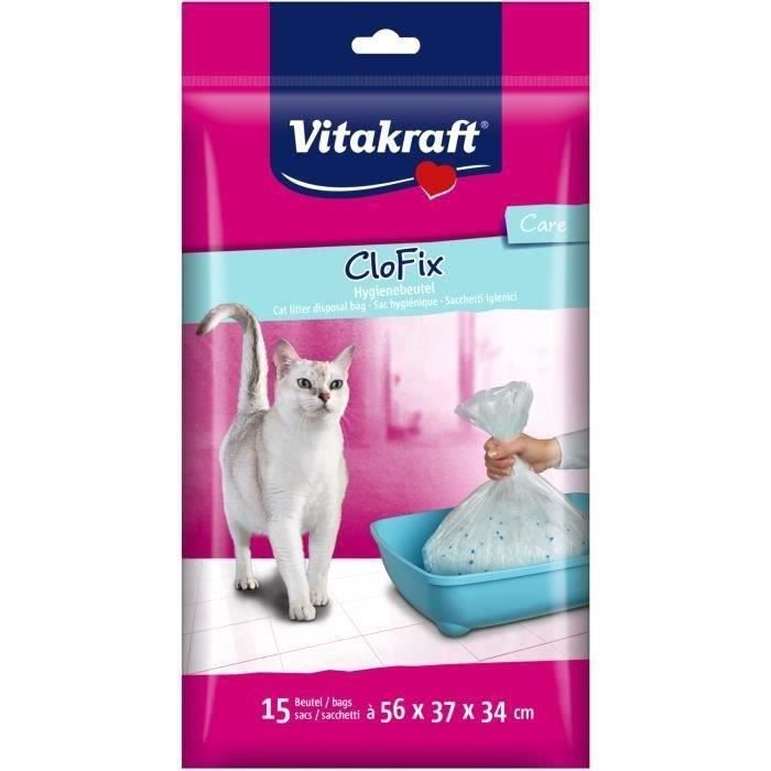 VITAKRAFT Sac hygiénique pour bac à litière x14