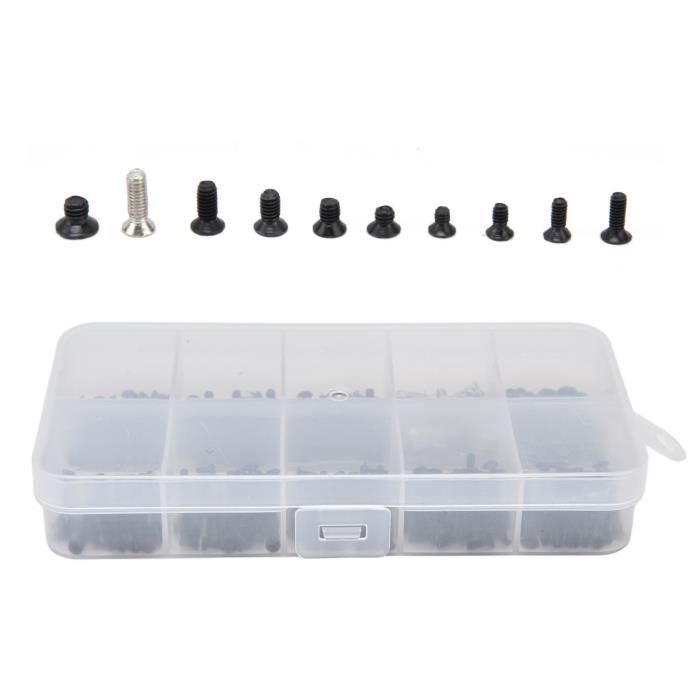 Dosaele Ensemble De Vis Durables De Différentes Tailles Pour Traxxas 1 18 Trx 4m Voiture Rc
