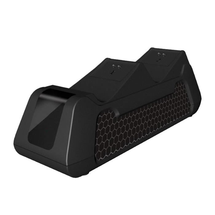 Station De Recharge Pour Manettes 2 Places - Noir - Compatible PS5, Switch, Xbox