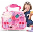 TD® Enfants fille princesse cosmétiques mis en sécurité fille jouer maison sac à main simulation princesse maquillage jouet-1