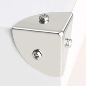 8 Protections D'Angle Galvanisées Tiazza | Pour Boîtes à Outils, Coffres En Aluminium | Fer Argenté