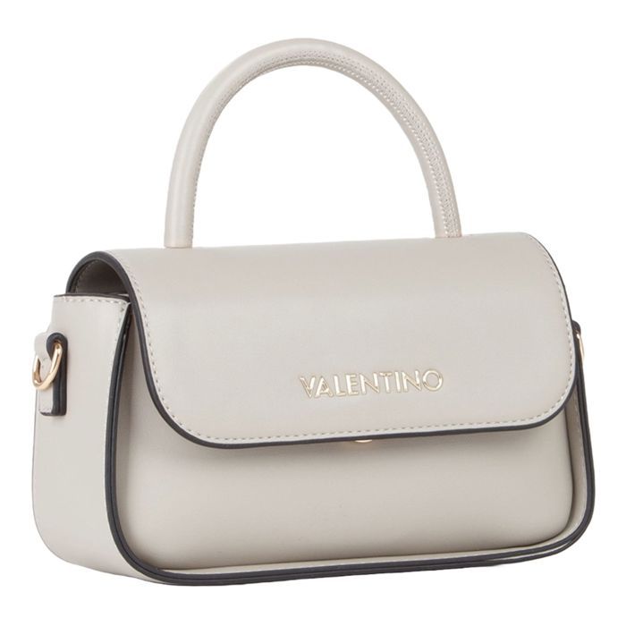 Sac Bandoulière VALENTINO Faith Re Camera Bag - Couleur Ghiaccio (gris), 100% Polyuréthane, Neuf Avec étiquettes