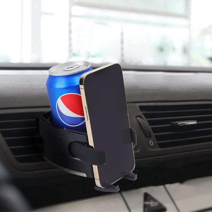 Étendeur de porte-gobelet pour porte-gobelet de voiture avec support de  téléphone Support de téléphone pour voiture, grand adaptateur de porte-gobelet  pour voiture bouteilles de 32/40 oz, grand