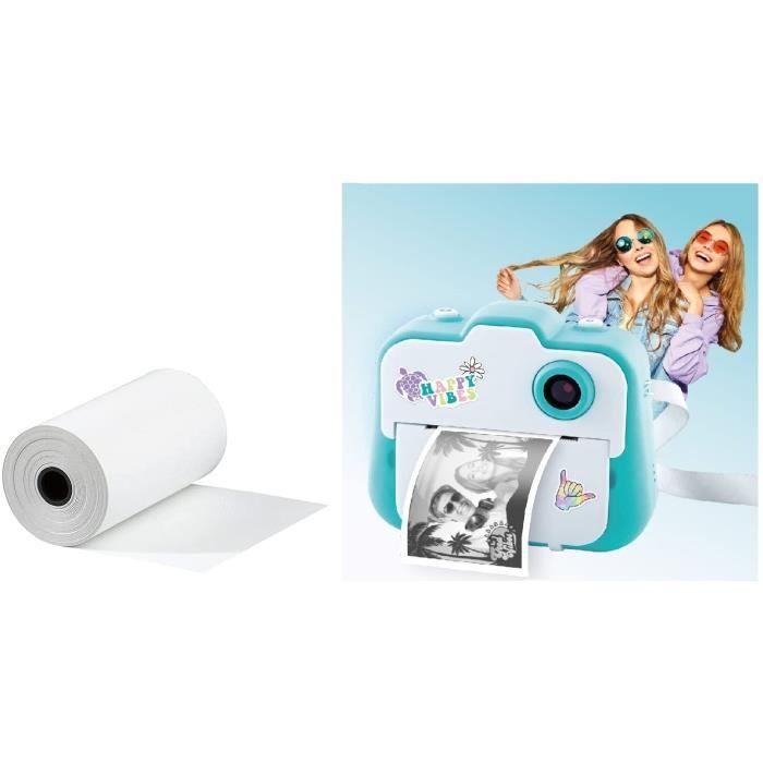 Rouleau de papier thermique 57x30mm, papier d'impression pour imprimante  d'étiquettes pour enfants, recharge d