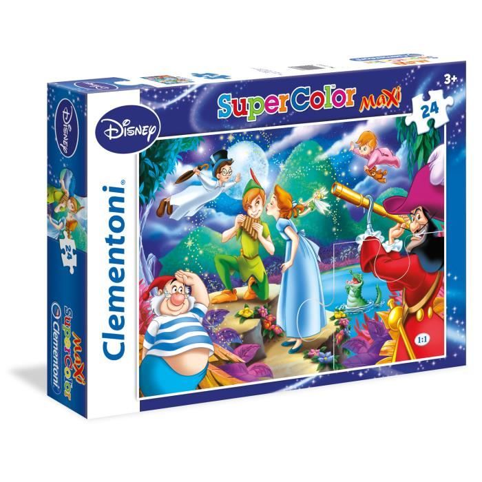 Puzzle 24 pièces maxi : Peter Pan - Cdiscount Jeux - Jouets