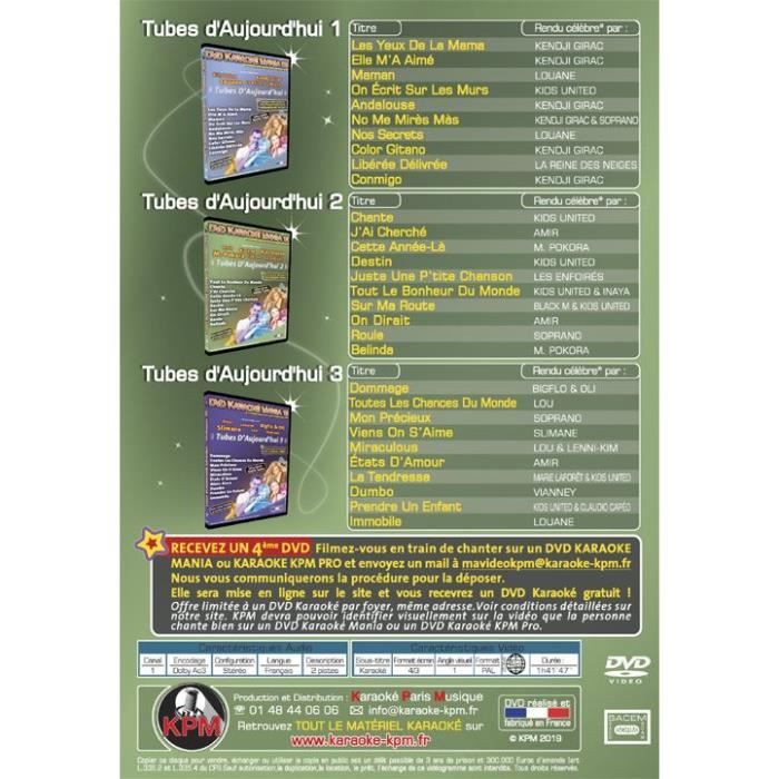 LES TUBES DU KARAOKE ANNEES 80 - VOLUME 2 - Cdiscount DVD