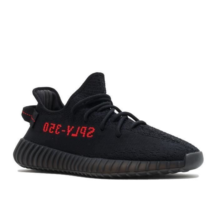 Baskets AUTREMENT YEZZY BOOST 350 V2 Toile Semelle Boost semi translucide Fermeture Lacets Noir Cdiscount Chaussures