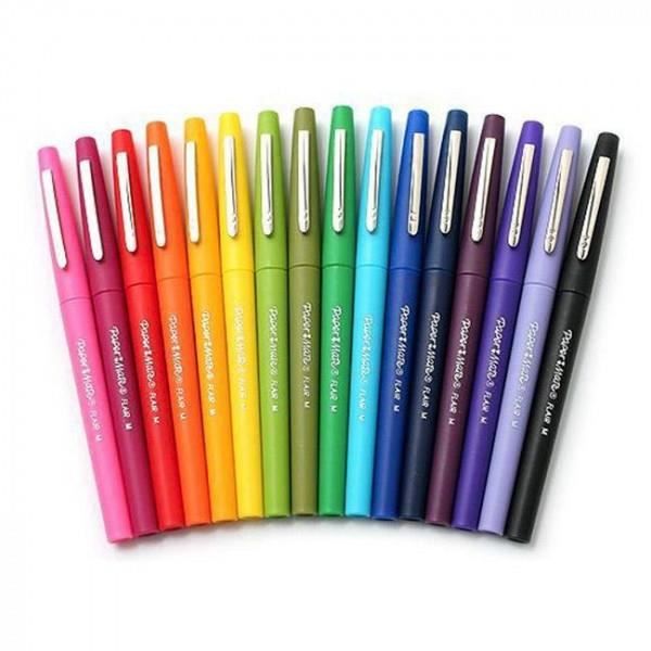 Feutres pointe moyenne Flair PaperMate couleurs vives