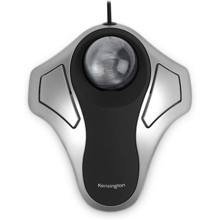 Souris Sans Fil Ergonomique Trackball - Boule De Défilement Optique 2.4 GHz - Pour Droitiers Et Gauchers - 4