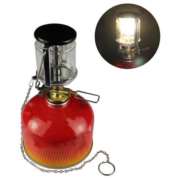Mini Lanterne Camping OMMQ – Portable, Lumière à Gaz, Pour Extérieur, Pêche, Pique-nique