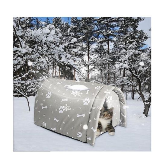 HiCaptain Niche D'extérieur Résistante Aux Intempéries Pour Chat En