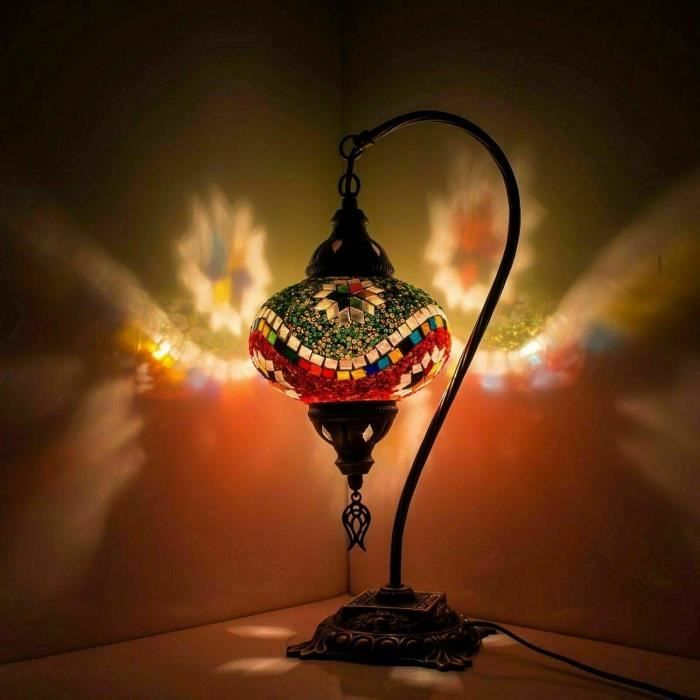 Lampe de table mosaïque bricolage fait maison matériel Pack lampe de table  jouet petite lampe de nuit tactile - Cdiscount Maison