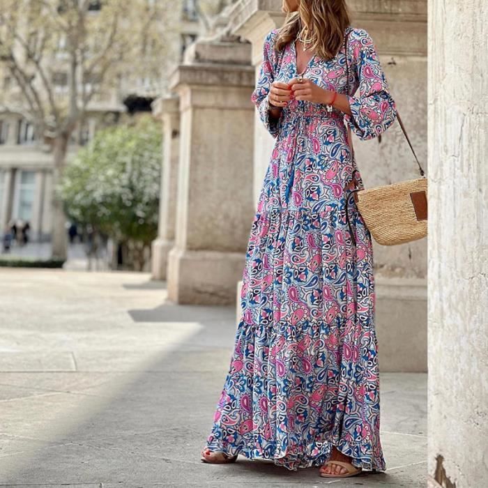 Robe ete manches longues hotsell