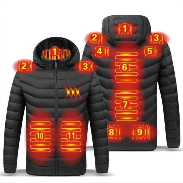 Manteau chauffant homme shop