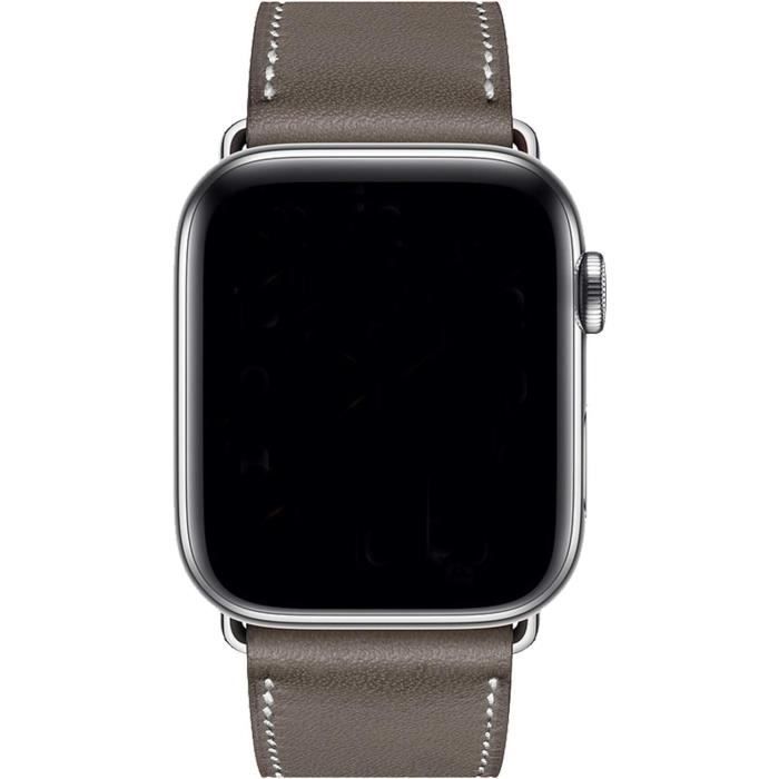 XCool Compatible avec Bracelet Apple Watch 42mm 44mm 45mm, Cuir