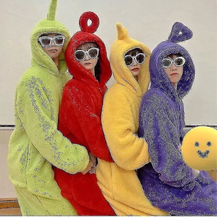 Unisexe Teletubbies Costumes Disi Onesies Lala Pyjamas Adult Pyjamas Jaune M Yellow Cdiscount Pret a Porter