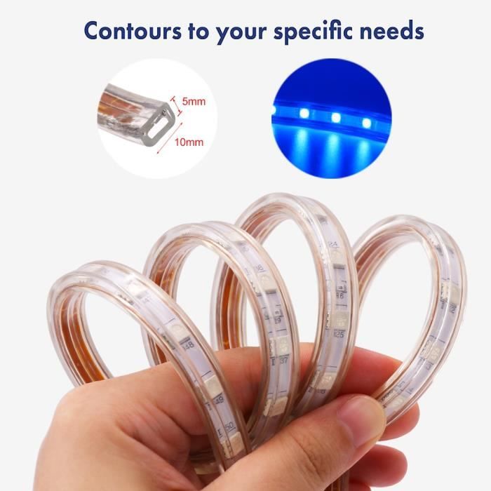 Bande LED 4m Pour Coffre De Voiture - Allumage Automatique à L'ouverture - Silicone Souple IP65 - Universelle Pour SUV, Berlines, Camionnettes