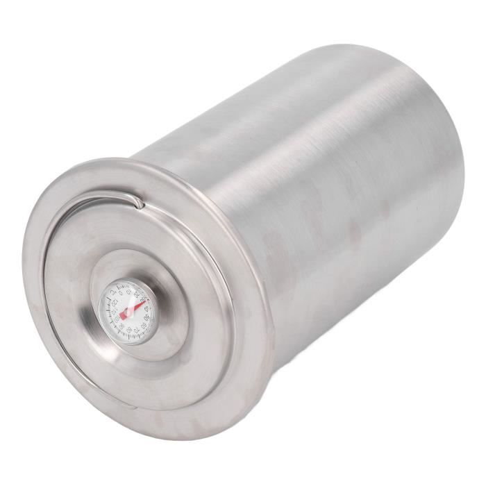 Browin 313115 Cuiseur à Jambon Inox 1,5 Kg Avec Thermomètre Et Sachets - Fabrication Charcuterie Maison