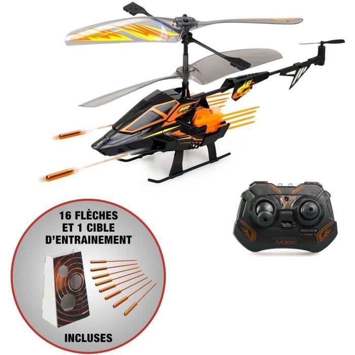 Hélicoptère Télécommandé - FLYBOTIC - Helico Hover Blast - 23 cm ...