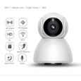 Caméra Surveillance WiFi à domicile Camera IP 1280*720P Caméra de sécurité moniteur bébé caméra sans fil-0