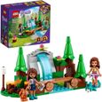LEGO® 41677 Friends La cascade dans la forêt – Jeu de Construction avec Mini Poupées Andréa et Olivia + Écureuil Jouet Enfant 5 ans-0
