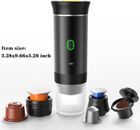 PIMPIMSKY Machine à expresso électrique portable, machine à café en poudre à capsules 3 en 1 compatible avec les capsules Nespresso Original,