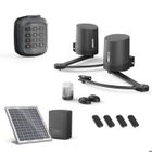 Motorisation Solaire pour portail à battants Avidsen ORANE510 + Digicode + 2 télécommandes supplémentaires (4 en tout)