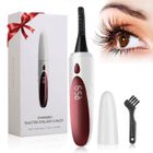 JIATZOCN Recourbe-Cils Chauffant,Recourbe-cils Électrique Rechargeable par USB,Recourbe Cils Professionnel avec Brosse de Nettoyage