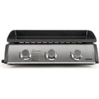 LIVOO Plancha gaz 3 bruleurs 61 x 38 cm