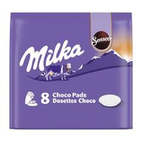 LOT DE 2 - SENSEO - Milka Café dosettes chocolat - paquet de 8 dosettes
