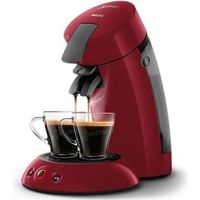 Machine à café dosette - PHILIPS - SENSEO ORIGINAL HD6553/81 - Booster d'arômes - Crema plus - Rouge