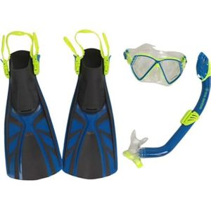 Kit Plongée Enfant CRESSI - Palmes, Masque Et Tuba Agua Bag - Sac De Transport Inclus - Natation Et PMT