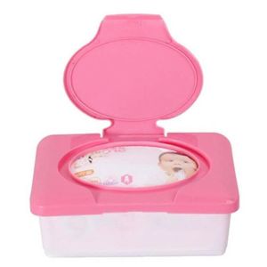 Boîte à Lingettes Humides Rechargeable WANDGU - Lot De 2 Boîtes + 4 Sacs Distributeurs Avec Couvercle - Pour Bébé, Voyage, Rangement Hygiénique