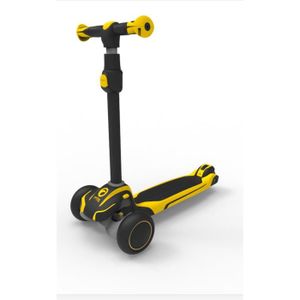 TROTTINETTE ADULTE Trottinette pour enfant - NEUF - à trois roues réglable en hauteur - roues lumineuses LED - jaune