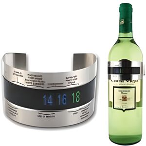 ▷ Thermomètre bracelet pour bouteille de vin