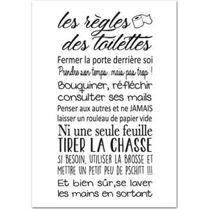Affiche Wc Cdiscount Affiche Wc Cdiscount