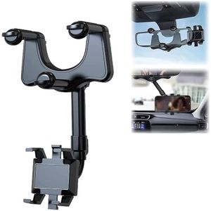 FIXATION - SUPPORT Multifunctional Car Rearview Mirror Phone Holder, 