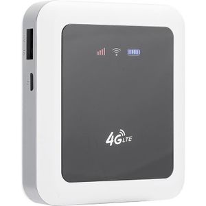 MODEM - ROUTEUR Fdit Routeur sans fil Routeur WiFi sans fil Mini routeur portable universel sans carte SIM blanc 4G / 3G (version