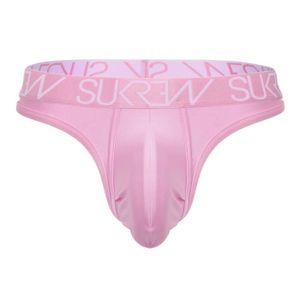 STRING - TANGA Sukrew - Sous-vêtement Hommes - Strings Homme - Classic Thong Soft Pink - Rose - 1 x