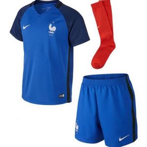 MAILLOT DE FOOTBALL - T-SHIRT DE FOOTBALL - POLO DE FOOTBALL Mini-Kit Officiel Enfant Nike France Home Euro 201