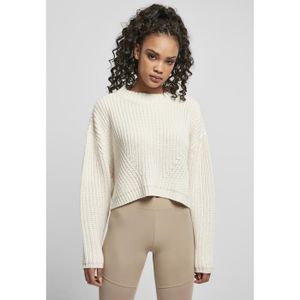 SWEATSHIRT Sweatshirt femme Urban Classics wide oversizeer - blanc - XS
