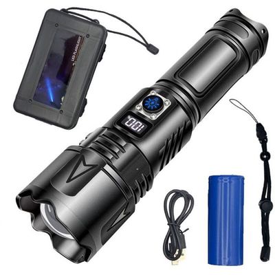 Lampe Torche LED 10000 Lumen Rechargeable – Puissante Pour Randonnée Et Chasse