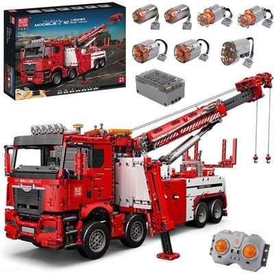 Mould King 17015 Ensemble de Blocs de Construction de Grue sur Chenilles Technologique, Grue sur Chenilles Robuste avec Moteurs pour Adultes, 4318 pcs