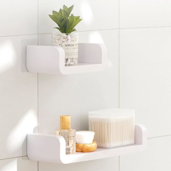 Henor Etagère Murale "L" Bois FSC® 55 X 17 X 7,5 Cm. Tablette Flottante, Salon, Bureau, Salle De Bain, Cuisine Blanc. | Leroy Merlin