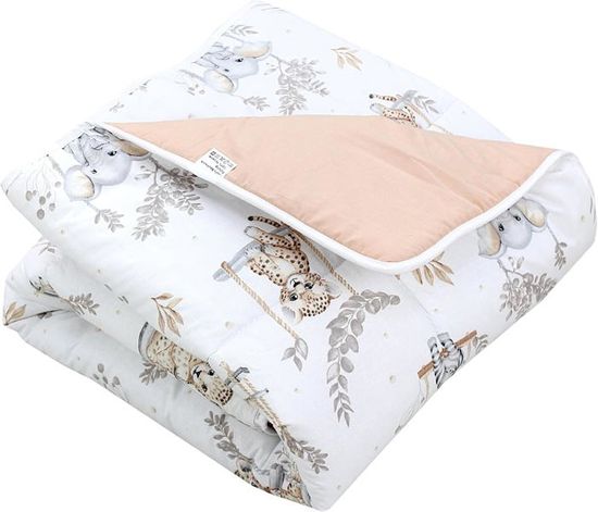 Tapis D'éveil Bébé Pustenhaus Amilian - Forme Feuille 130x70 Cm - Rembourré Doux - Motifs Colorés - Lavable 30°C