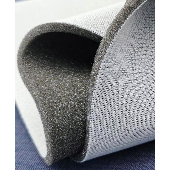 Tissu Velours Pour Ciel De Toit Auto - Gris T129 02 - Largeur 150 Cm - Vente Au Mètre