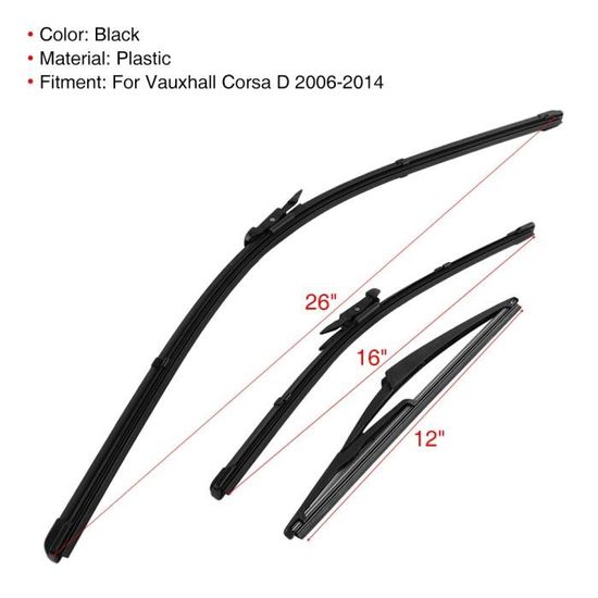 QUINTON HAZELL Balai D'essuie-glace Pour OPEL: Corsa