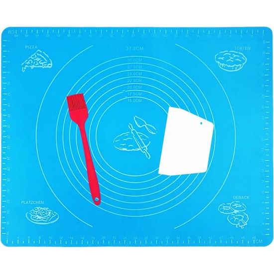 SPRINGOS Planche à Pâtisserie En Silicone Avec Graduations 30
