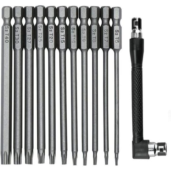 Embout De Tournevis Torx Sécurité T15 - Tige Hexagonale 100mm (10.2cm) - Marque Uxcell, Neuf