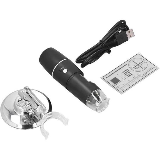 Microscope numérique macro portable à mise au point fixe, écran IPS SKYBASIC 500x, mini microscope 500x, compatible PC, microscopes de poche portables pour enfants, science, cadeaux d'anniversaire